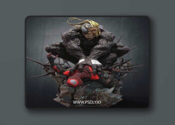 Winged Venom vs Miles Morales – 3D Print Model STL