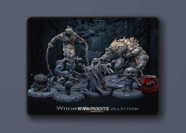 Witches’ Secrets Collection – 3D Print Model