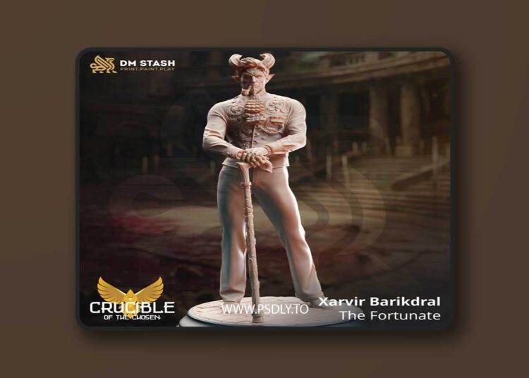 Xarvir Barikdral – The Fortunate – 3D Print Model