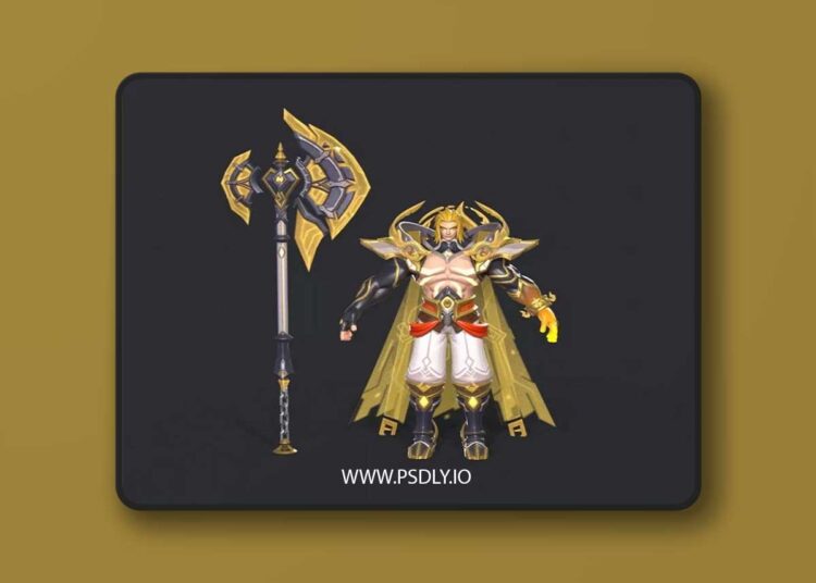 Xiang Yu Low-poly 3D Model 1 Xiang Yu Low-poly 3D Model