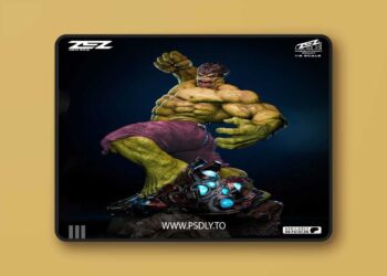 ZEZ Studio – Hulk Statue and Bust – 3D Print Model STL 7 ZEZ Studio – Hulk Statue and Bust – 3D Print Model STL