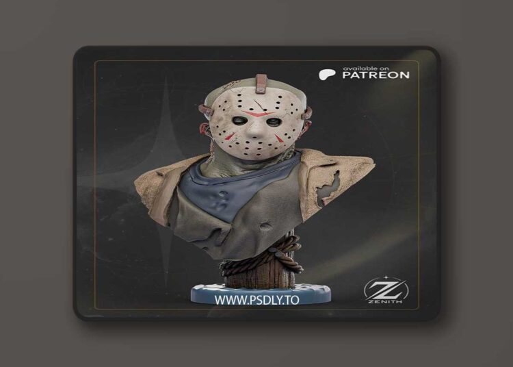 Zenith Studios – Jason Bust – 3D Print Model STL