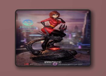 3Dmoonn – Incredibles – Elastigirl – 3D Print Model STL 6 3Dmoonn – Incredibles – Elastigirl – 3D Print Model STL