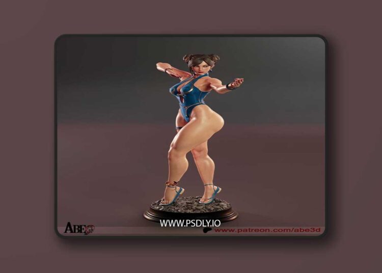 Abe3D – Chun-Li SF6 Costume4 – 3D Print Model STLv 1 Abe3D – Chun Li SF6 Costume4 – 3D Print Model STL