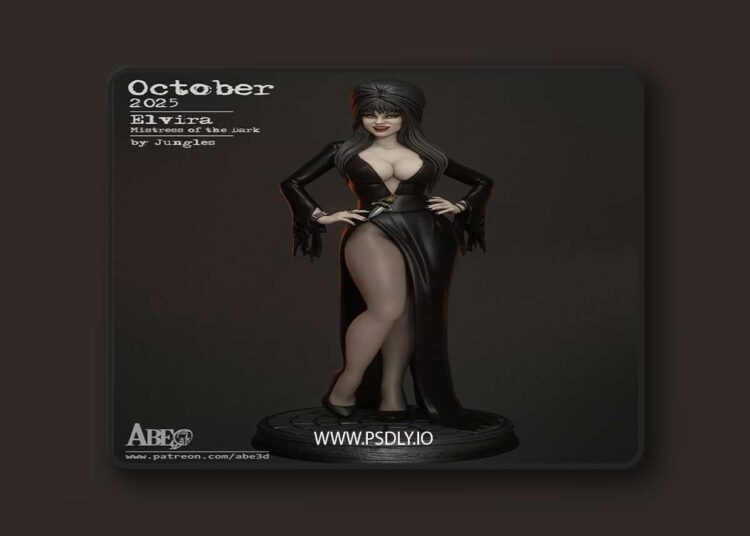 Abe3D – Elvira – 3D Print Model STL