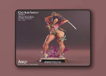 Abe3D – Psylocke Breezy Butterfly – 3D Print Model STL