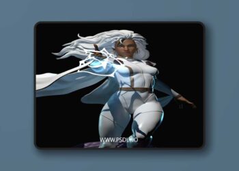 Alvaro Stuardo – Storm – X men – 3D Print Model STL