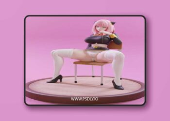 Anya Forger – The Naughty School Girl – 3D Print Model STL 6 Anya Forger – The Naughty School Girl – 3D Print Model STL