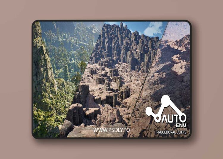 AutoEnv Procedural Rock Cliffs (5.6)