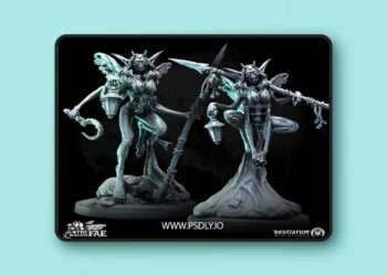 Bestiarum Miniatures – Fae Wanderer x2 – Dark Forest – Demons – 3D Print Model STL
