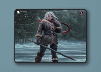 Bulkamancer Sculpts – Ciri – The Witcher – 3D Print Model STL 6 Bulkamancer Sculpts – Ciri – The Witcher – 3D Print Model STL