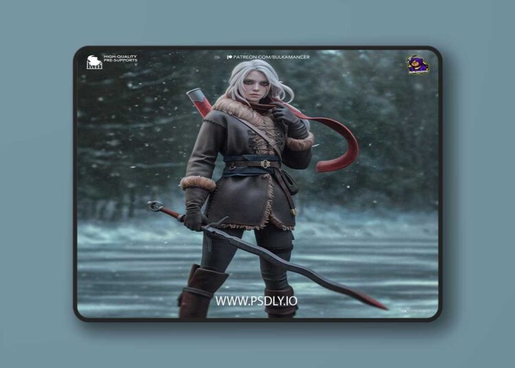 Bulkamancer Sculpts – Ciri – The Witcher – 3D Print Model STL
