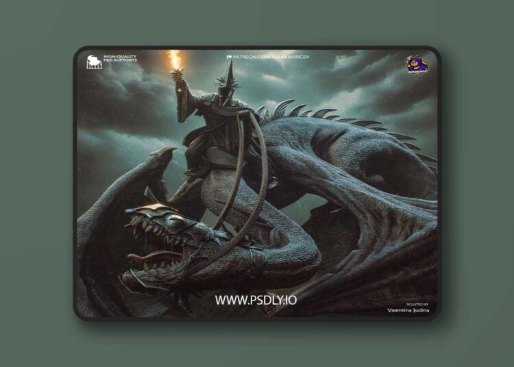 Bulkamancer Sculpts – Witch-King – 3D Print Model STL 1 Bulkamancer Sculpts – Witch King – 3D Print Model STL