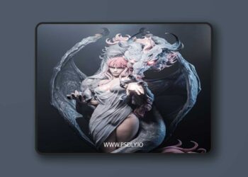 CA 3D Studios – Dragon Girl – 3D Print Model STL