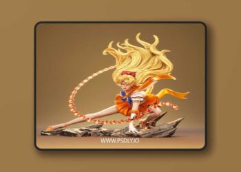 CA 3D Studios – Minako Aino – 3D Print Model STL