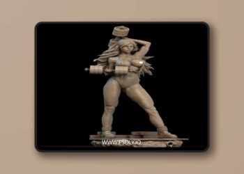 CA 3D Studios – She Hulk NSFW Version – 3D Print Model STL