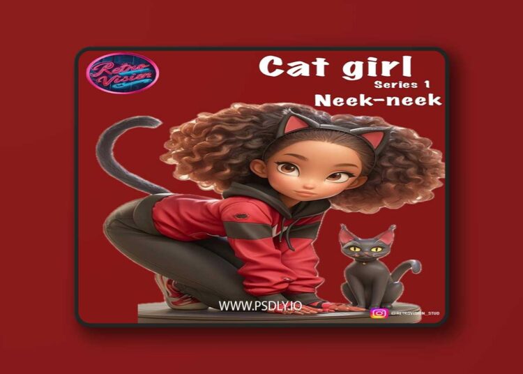 Cat Girl Neek-Neek – Series 1 – 3D Print Model 1 Cat Girl Neek Neek – Series 1 – 3D Print Model