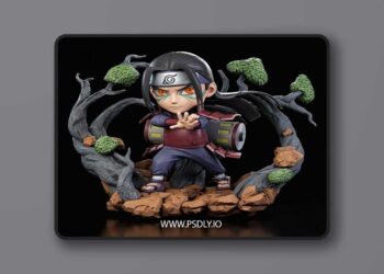 Chibi Senju Hashirama – 3D Print Model 6 Chibi Senju Hashirama – 3D Print Model
