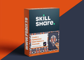 Create a Symmetrical Moth Pattern in Procreate