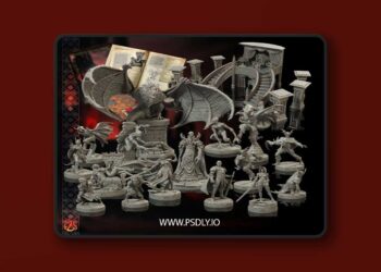 Crippled God Foundry – September 2025 – Night Masks Bundle – 3D Print Model