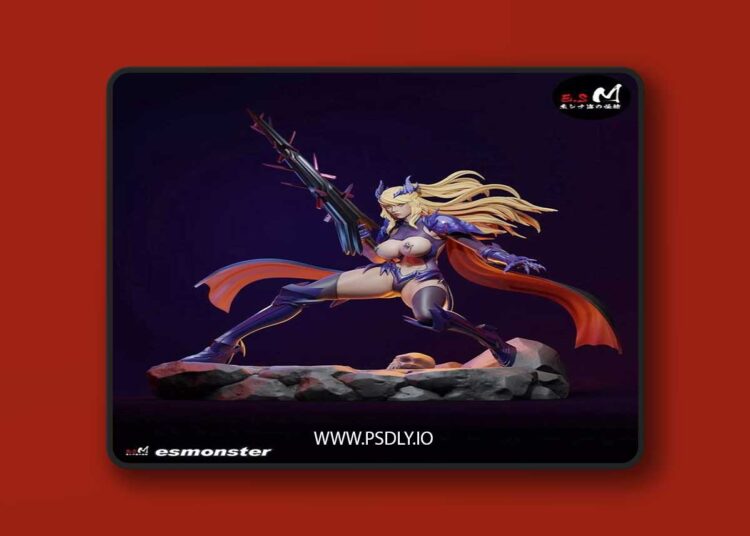 E.S Monster – Artoria Pendragon Alter – 3D Print Model STL