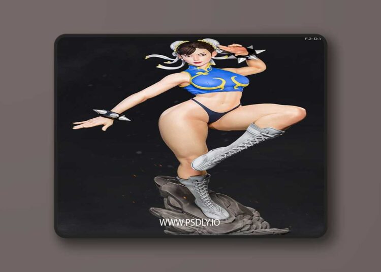E.S Monster – Chun-Li P1 – 3D Print Model STL 1 E.S Monster – Chun Li P1 – 3D Print Model STL