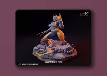 E.S Monster – X 23 – 3D Print Model STL