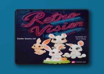 Easter Bunny Home Decor – 3D Print Model 1