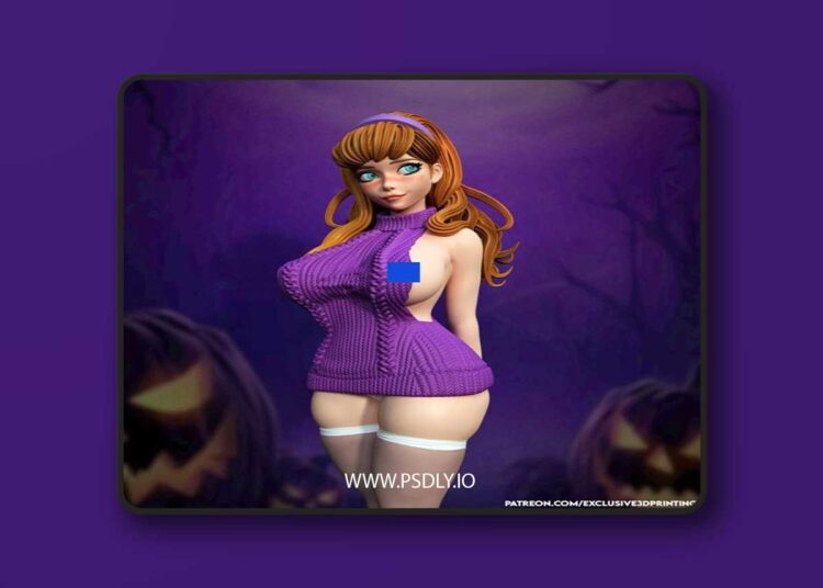 Exclusive – Daphne Anime – 3D Print Model STL 1 Exclusive – Daphne Anime – 3D Print Model STL