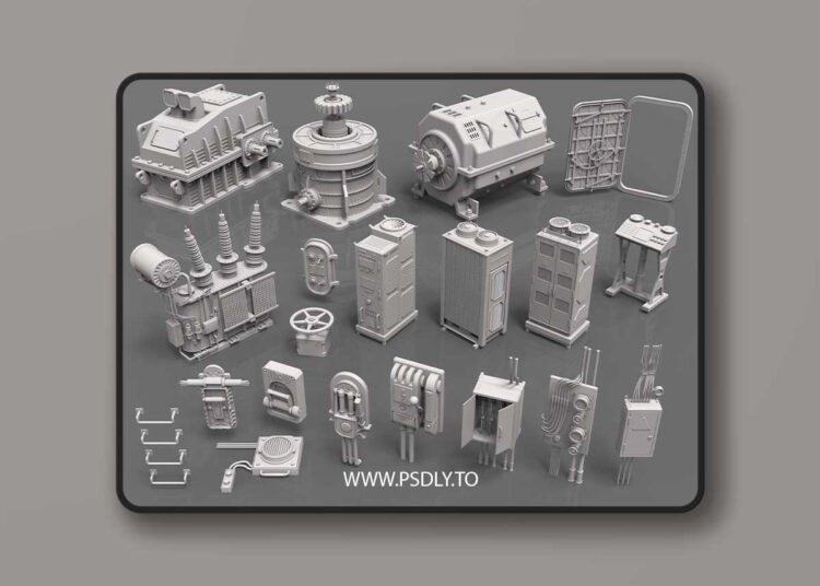 Factory Units 1 - 20 pieces for Unreal Engine 1 Factory Units 1 - 20 pieces