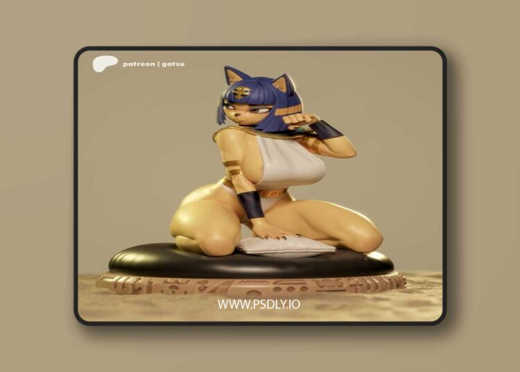 Gatsu Studios – Ankha – 3D Print Model STL 1 Gatsu Studios – Ankha – 3D Print Model STL