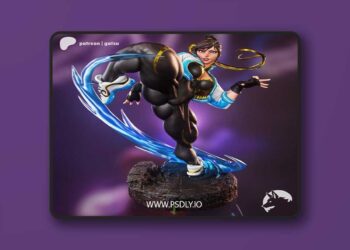 Gatsu Studios – SF6 Chun-li Concept Costume – 3D Print Model STL 5 Gatsu Studios – SF6 Chun li Concept Costume – 3D Print Model STL