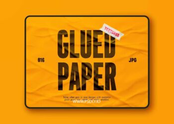CreativeMarket - Glued Paper Textures Collection 291898919 7 Glued Paper Textures Collection
