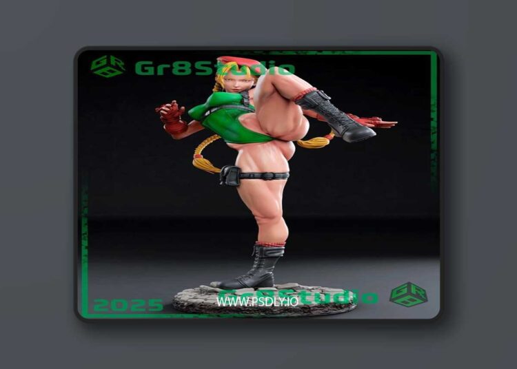 Gr8Tech – Street Fighter – Cammy – 3D Print Model STL 1 Gr8Tech – Street Fighter – Cammy – 3D Print Model STL