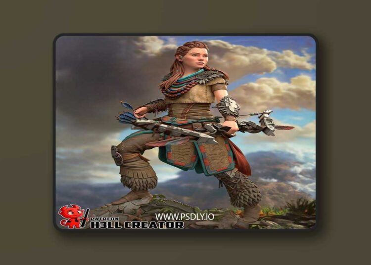 H3LL creator – Aloy – 3D Print Model STL