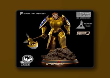 Imm Figures – Escanor – 3D Print Model STL 6 Imm Figures – Escanor – 3D Print Model STL