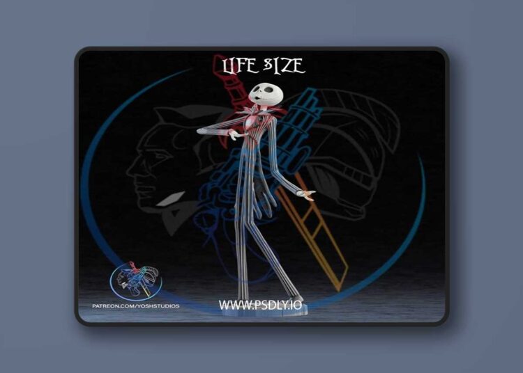 Jack Skellington – 3D Print Model STL 1 Jack Skellington – 3D Print Model STL