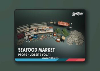 Jobsite VOL.11 - Seafood Market (Nanite & Low Poly) [5.1 – 5.6]