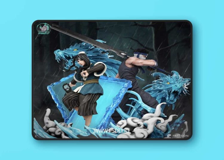 Kaidan – Haku x Zabuza – 3D Print Model STL