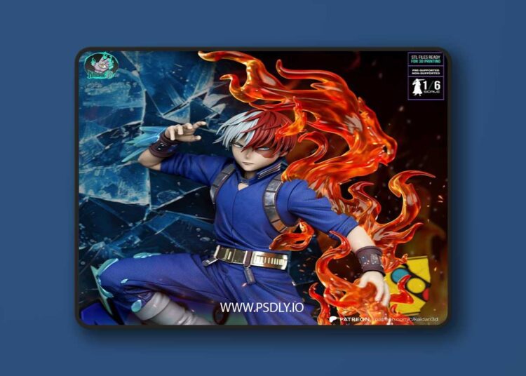 Kaidan – Shoto Todoroki – Boku No Hero Academia – 3D Print Model 1 Kaidan – Shoto Todoroki – Boku No Hero Academia – 3D Print Model