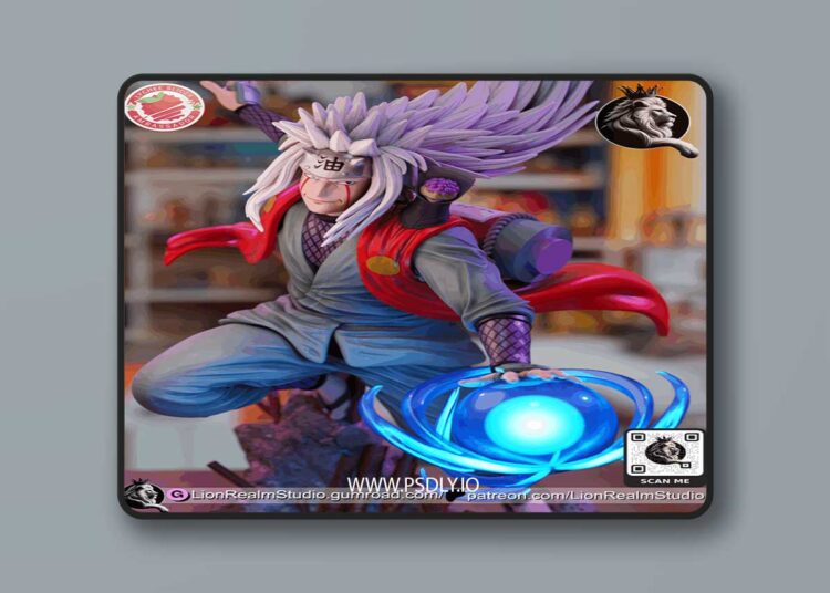 LionRealm Studio – Jiraiya – Naruto – 3D Print Model 1 LionRealm Studio – Jiraiya – Naruto – 3D Print Model
