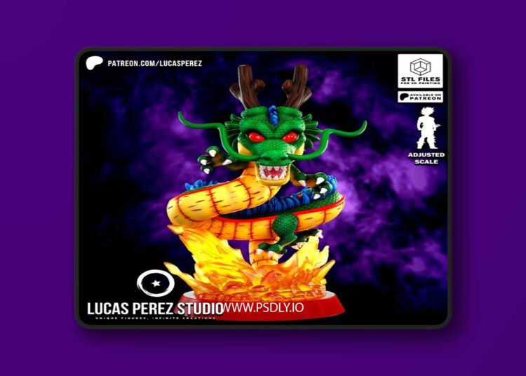 Lucas Perez Studio – Shenron – 3D Print Model 1 Lucas Perez Studio – Shenron – 3D Print Model