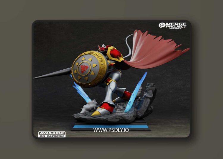 Merge Project Figures – Digimon – Gallantmon – 3D Print Model 1 Merge Project Figures – Digimon – Gallantmon – 3D Print Model