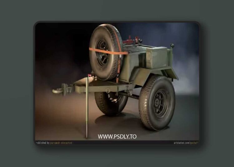 Military Trailer - M8A1 (4.25 - 5.7) 1 Military Trailer - M8A1 (4.25 - 5.7)