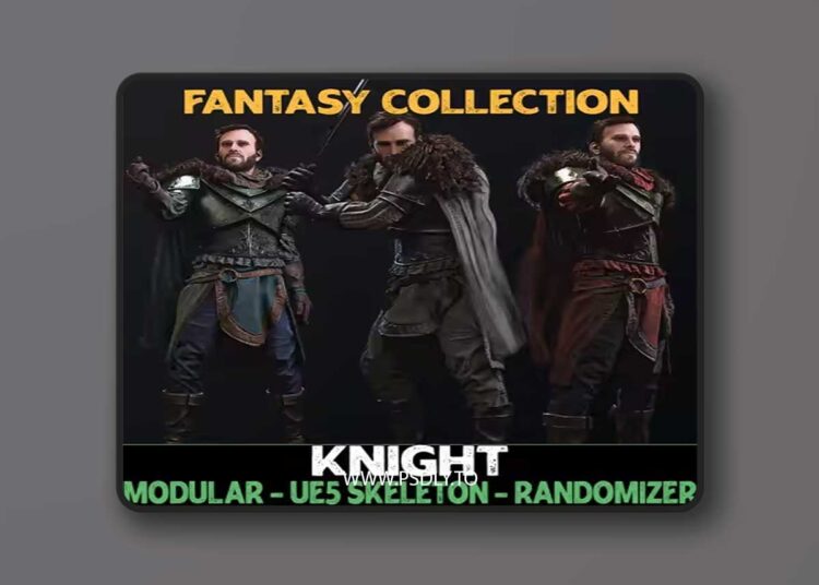 Modular Knight - Male Humans - Fantasy Collection (5.0+) 1 Modular Knight - Male Humans - Fantasy Collection (5.0+)
