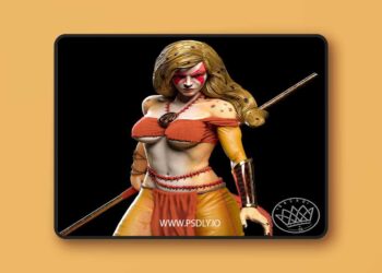 Nacho CG – Fan Art – Cheetara from Thundercats Statue – 3D Print Model STL
