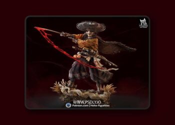 Neko Figurines – Atsu (Ghost Of Yotei) – 3D Print Model STL 4 Neko Figurines – Atsu Ghost Of Yotei – 3D Print Model STL