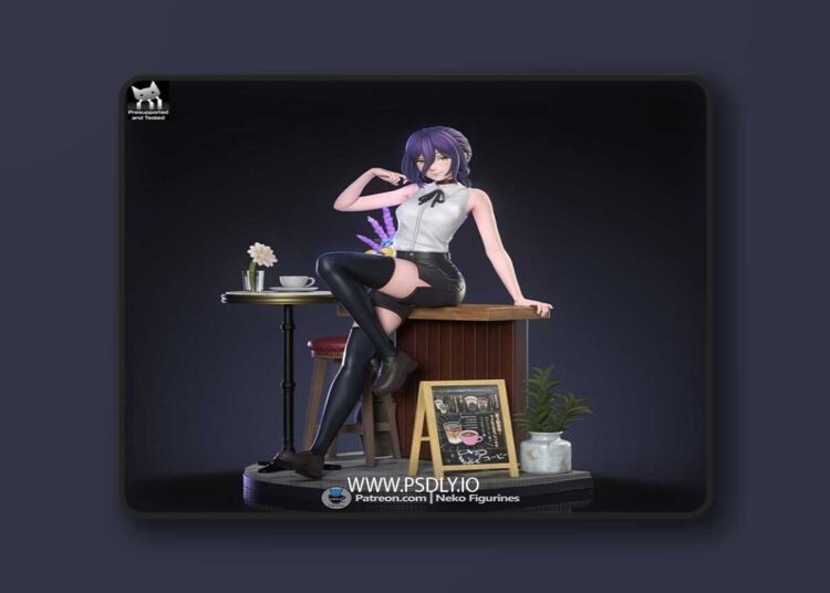 Neko Figurines – Chainsawman – Reze – 3D Print Model STL 1 Neko Figurines – Chainsawman – Reze – 3D Print Model STL