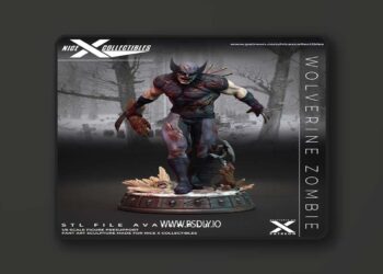 Nice X Collectibles – Wolverine Zombie – 3D Print Model STL