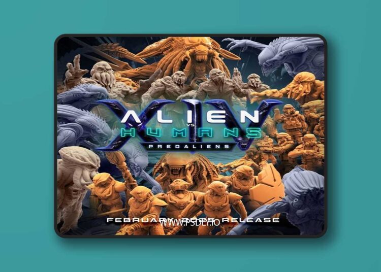 Papsikels Miniatures – SciFi February 2025 – 3D Print Model STL 1 Papsikels Miniatures – SciFi February 2025 – 3D Print Model STL